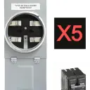 Combo (CNFL) Armado Base 5 Medidores con Supresores