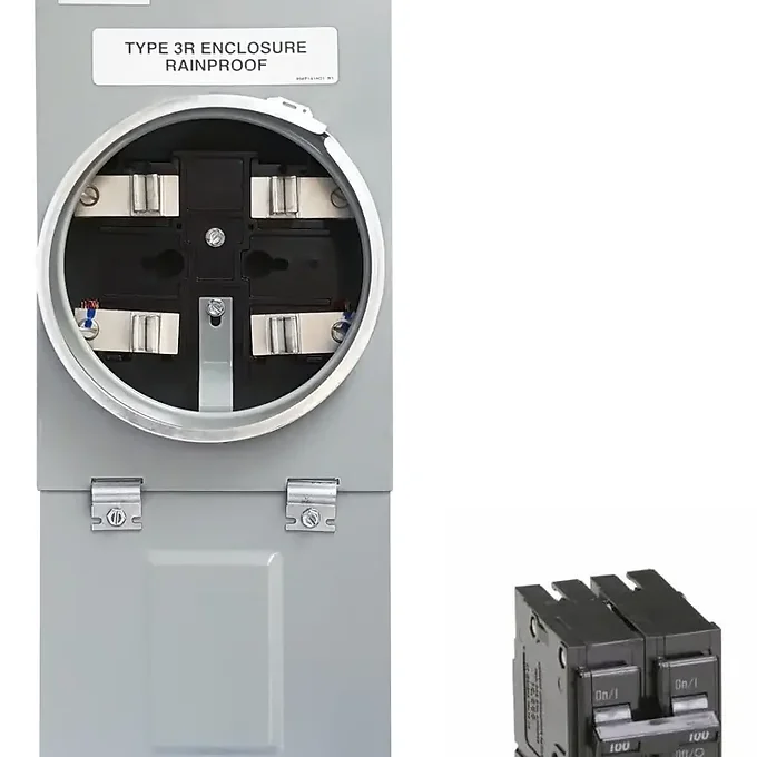 Base Medidor con Breaker 100A EATON