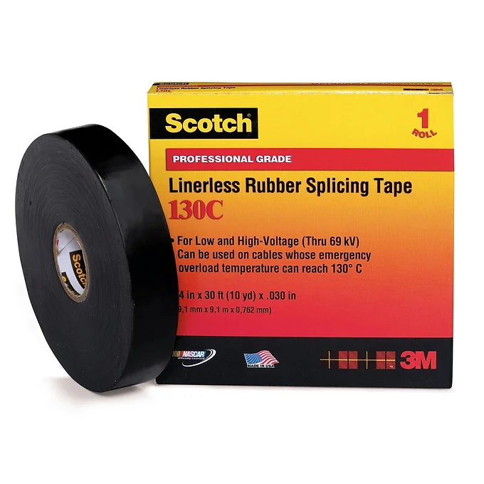 Tape Vulcanizado 130C Negro 3M