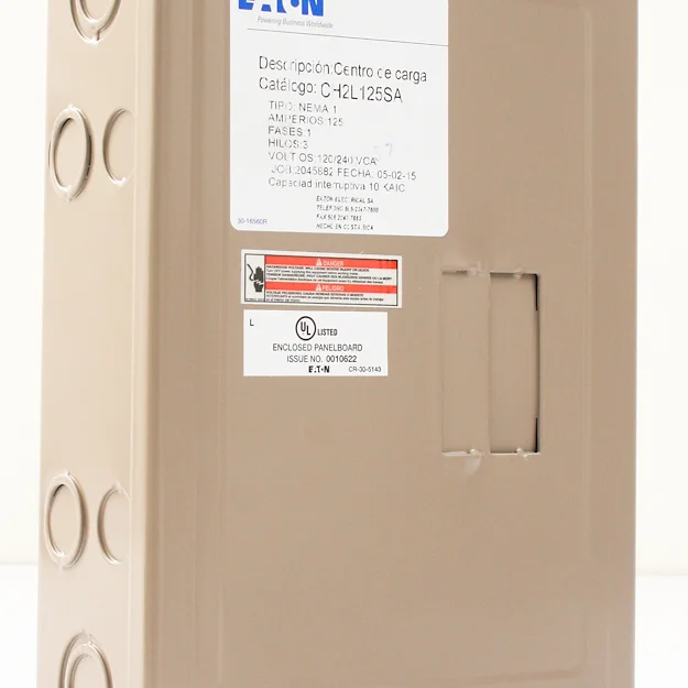 Centro de Carga 2 Esp 125A CH EATON (Empotrar)