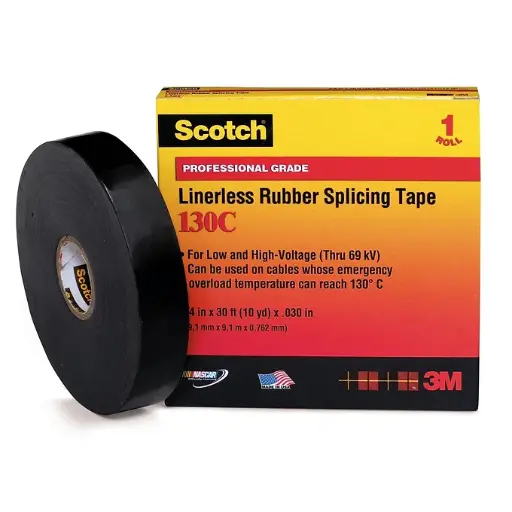 Tape Vulcanizado 130C Negro 3M