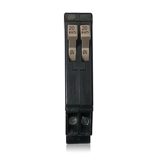 Breaker 20A/20A 1P Duplex CH EATON